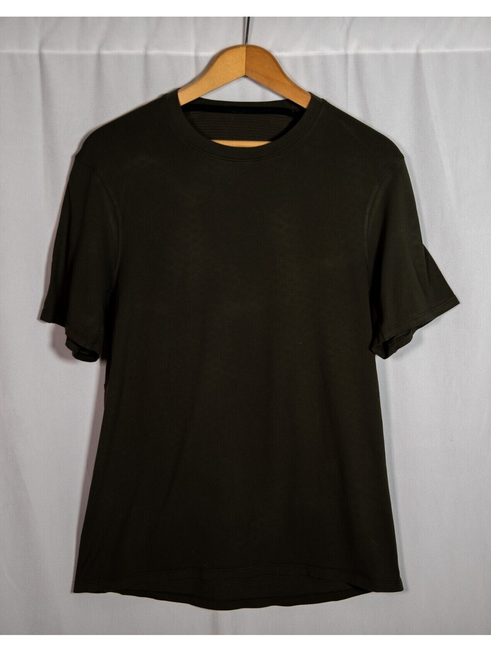 Lululemon Dry Vent Exercise Green / Brown Men's Shirt - Men's Small
